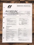 Sansui AU-X611AV AU-X555VS Amplifier Service Manual *original*. Fixed Price $19.97.