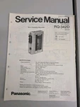 Panasonic RQ-342D Mini Cassette Recorder Service Manual D-5355. Fixed Price $54.95.