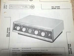 Bell Sound 2315 Tube Audio Amplifier -schematics & Parts -sams Photofact 397-6. Fixed Price $9.50.