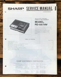 Sharp RD-667AV Cassette Service Manual *original*. Fixed Price $14.97.