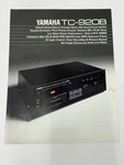 Yamaha TC-920B Sales Brochure. Fixed Price $30.00.