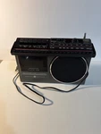 Vintage Am/fm Radio Cassette Recorder Portable Boombox Model 3-5233B. Fixed Price $65.00.