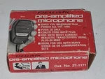 Realistic Pre-amplifier Microphone Cat, No. 21-1171 With Manual, In Box, Great!. Fixed Price $25.00.