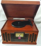 Crosley CR704 Record Player Director Cd Cassette Turntable Am/fm Radio (tested). Fixed Price $63.00.