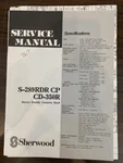 Sherwood S-289RDR S-289RDCP CD-350R Double Cassette Service Manual **original**. Fixed Price $19.99.