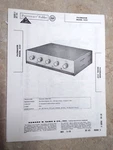 Pacemaker 2221 Tube Amplifier - Schematic & Parts Id Sams Photofact 435/8. Fixed Price $6.95.