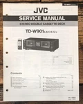 Jvc TD-W901 Cassette Service Manual *original*. Fixed Price $24.97.