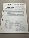 Sansui D-3000WR Original Service Manual Free Shipping. Fixed Price $9.00.
