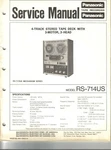 Panasonic Service Manual For RS-714US. Fixed Price $22.99.