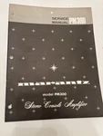 Marantz PM-300 PM300 Amplifier Service Manual *original* Nice Shape. Fixed Price $15.00.