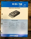 Pioneer KD-12 Cassette Service Manual *original*. Fixed Price $14.97.
