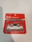 Vintage Realistic MC-90 Micro Cassette 44-644. Fixed Price $15.00.