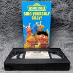 Sing Yourself Silly! Ctw Sesame Street Vhs Tape 1990 Sony Wonder Kids Cartoon. Fixed Price $24.99.