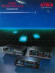 Aiwa - Cassette Deck Brochure Catalog 1983 English. Fixed Price $14.07.