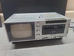 Realistic Vintage Portavision 16-111 Micro-tv W/ Am/fm Radio Tested Working! B&w. Fixed Price $49.99.