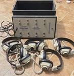 Califone HP-105C Listening Center Station Made Canada Model W/5 Headphones. Fixed Price $37.38.