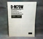 Original Owner's Manual For Sansui D-M70W Stereo Cassette Deck. Fixed Price $14.95.