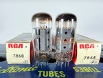 Matched Pair Rca 7868 Tested Like Nos Tube. Fixed Price $88.45.