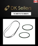 New Replacement Belts For Sony TC-WR770 TC-WR875 Dual Cassette Tape Deck. Fixed Price $10.91.
