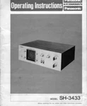 Technics SH-3433 Audio Scope Owners Instruction Manual Reprint. Fixed Price $22.24.