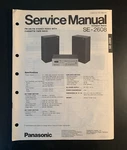 Panasonic SE-2608 Fm/am, Cassette, Record Player Original Service Manual 1978. Fixed Price $9.99.