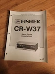 Fisher Cr W37 Cassette Deck Service Manual Repair. Fixed Price $18.88.
