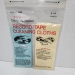 Vintage Realistic Record & Tape Cleaning Cloth 44-1088B Radio Shack Vinyl Nos. Fixed Price $16.88.