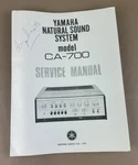 Yamaha CA-700 Integrated Amplifier Service Manual D-687. Fixed Price $99.95.