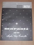 Marantz Service Manual AV251 Audio/video Controller. Fixed Price $19.98.