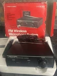 Realistic Fm Wireless Microphone System 49MHZ Cat No 32-1221A Vintage W/ Box. Fixed Price $39.99.