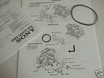 Technics Onkyo Philips Nikko Cassette Deck Transport Repair Belt Kit. Fixed Price $69.99.