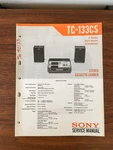 Sony TC-133CS Tape Recorder Service Manual *original*. Fixed Price $17.97.