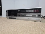 Vintage Sharp Metal Stereo Cassette Deck Model RT-120DOLBY System. Made Korea. Fixed Price $98.00.