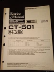 Pioneer CT-405 CT-450 CT-501 Cassette Tape Deck Service Manual Original. Fixed Price $49.99.