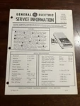 General Electric Portable Cassette Recorder Model 3-5154A Service Manual. Fixed Price $9.99.