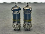 (2) Sylvania 12BH7A Tubes Matched Codes Gray Plates Getter Tests Nos Amplitrex. Fixed Price $49.99.