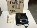 Emerson Acdc Cassette Tape Recorder Model Etr 100 Black Leather Case Mint Box. Fixed Price $49.00.