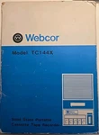 Brand New! Vintage Nos Webcor Cassette Tape Recorder Model TC144X. Fixed Price $199.00.
