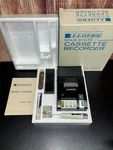 Lloyds Solid State Cassette Recorder Model 8V84A W/box/accessories,tested Workng. Fixed Price $112.50.