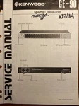 Kenwood GE-90 Graphic Equalizer Original Service Repair Manual. Fixed Price $11.95.