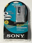 Vintage 2002 Sony Pressman Micro Cassette Recorder Model M-655V (factory Sealed). Fixed Price $199.99.