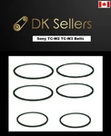 Belts For Sony TC-W2 & TC-W3 Stereo Dual Deck Tape Cassette Recorder (MB4MB5MB8). Fixed Price $9.45.