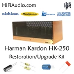 Harman Kardon HK-250 Tube Restoration Kit Upgrade Recap Capacitor Rebuild. Fixed Price $125.00.