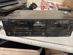 Vintage Sony TC-W550 Dual Deck Stereo Cassette Player Great Condition. Fixed Price $100.00.