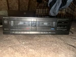 Technics Stereo Double Cassette Deck (RS-D180W). Fixed Price $43.75.