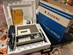Vintage Browni Cassette Tape Recorder Radio Solid State Pop Up System Mic Nob. Fixed Price $99.99.