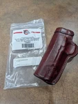 Don Hume H715M #10-5 Brown Leather W/ Clip- Holster Fits S&w 1911, P14-45. Fixed Price $114.99.