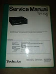 Service Manual Technics Digital Disk Recorder Model SY-FD5 With Schematics. Fixed Price $22.99.