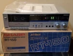 Sharp Stereo Cassette Deck RT-150. Fixed Price $180.00.