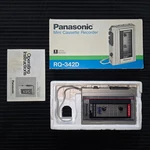 Panasonic RQ-342D Mini Cassette Recorder W/ Box & Manual (for Parts/repair!). Fixed Price $54.99.